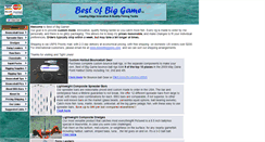 Desktop Screenshot of bestofbiggame.com